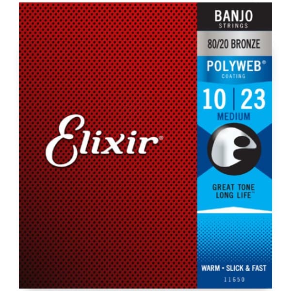 ELIXIR Polyweb Banjo Medium