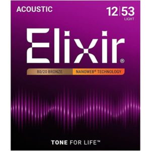 Elixir Nanoweb 80/20 Bronze Light 12 53