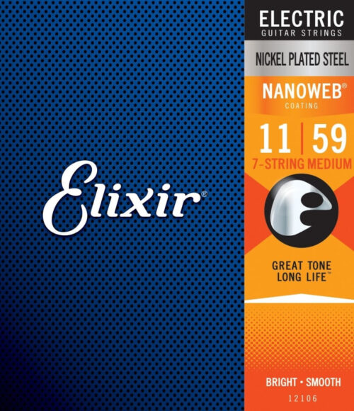 ELIXIR Nanoweb Anti-Rust 7-String Medium