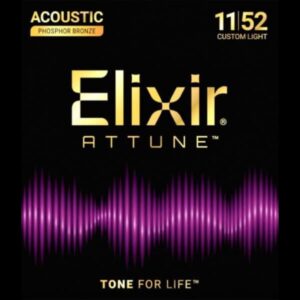 Struny Elixir ATTUNE Acoustic 21027 (011-052)