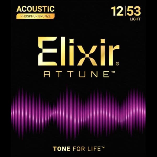 Struny Elixir ATTUNE Acoustic 21052 (012-053)